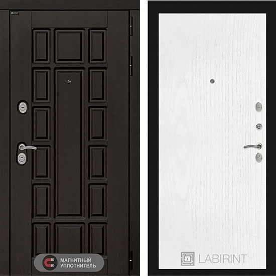 Входная дверь Лабиринт New York 07 Белое дерево