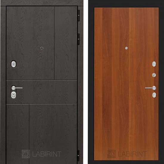 Входная дверь Лабиринт УРБАН 05 Итальянский орех