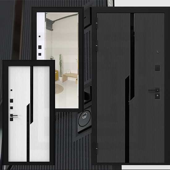 Входная дверь Лабиринт Carbon 29 Хомс Белый софт