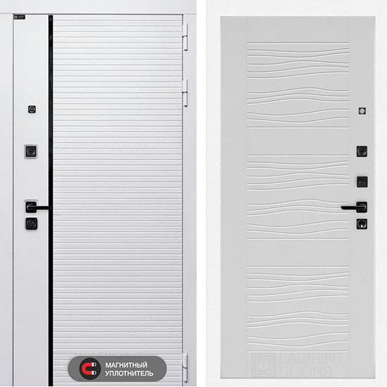 Входная дверь Лабиринт Royal 06 Белое дерево