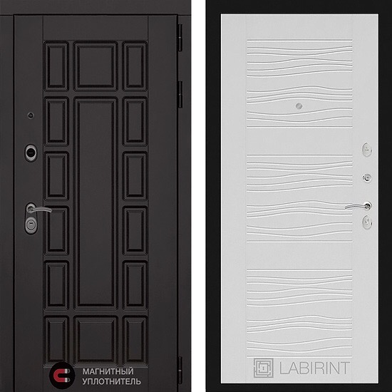 Входная дверь Лабиринт New York 06 Белое дерево