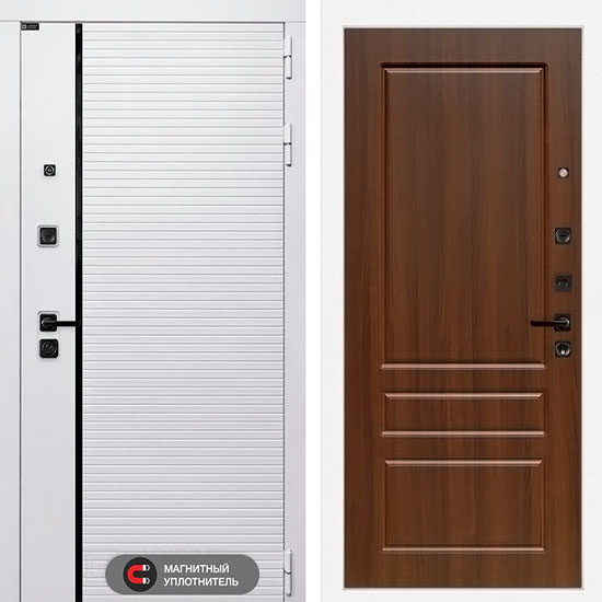 Входная дверь Лабиринт Royal 03 Орех бренди