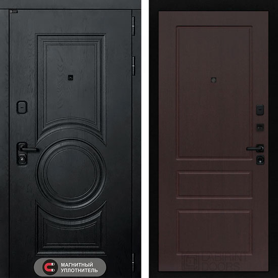 Входная дверь Лабиринт Grand 03 Орех премиум