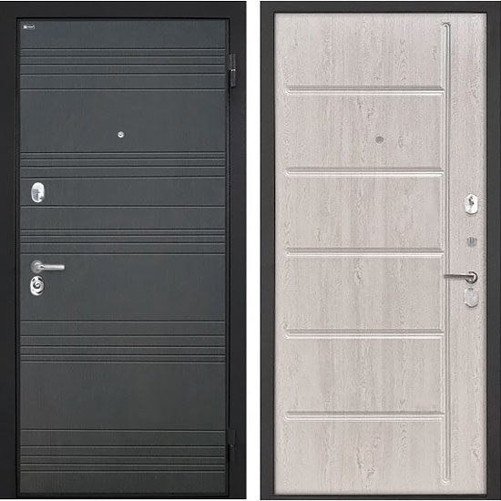 Входная дверь Интекрон Спарта Венге Сосна белая