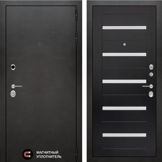 Входная дверь Лабиринт Silver 01 Венге