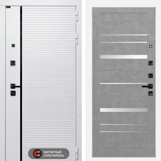 Входная дверь Лабиринт Royal 20 Бетон светлый