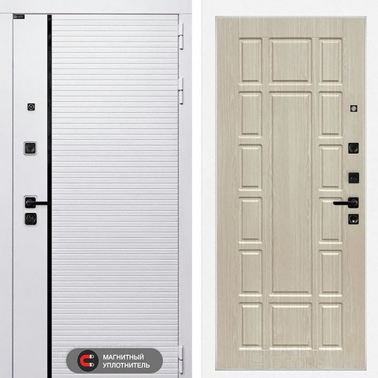 Входная дверь Лабиринт Royal 12 Беленый дуб