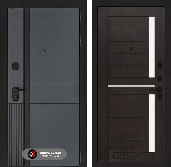 Входная дверь Лабиринт EVOLAB 02 Венге