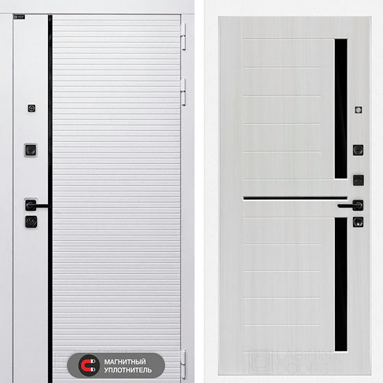 Входная дверь Лабиринт Royal 02 Сандал белый