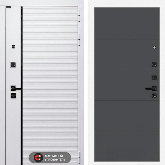 Входная дверь Лабиринт Royal 13 Графит софт