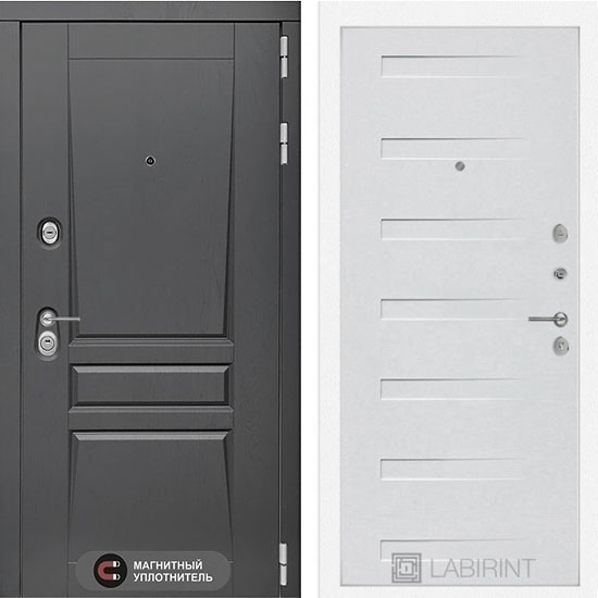 Входная дверь Лабиринт Платинум 14 Дуб кантри