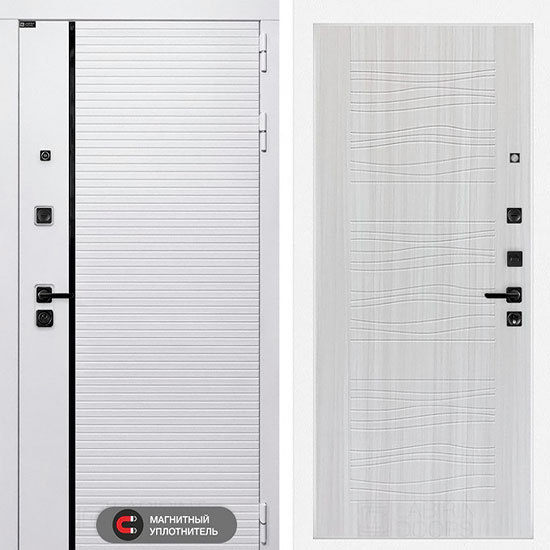 Входная дверь Лабиринт Royal 06 Сандал белый