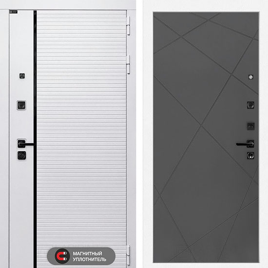 Входная дверь Лабиринт Royal 24 Графит софт