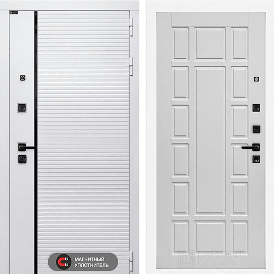 Входная дверь Лабиринт Royal 12 Белое дерево