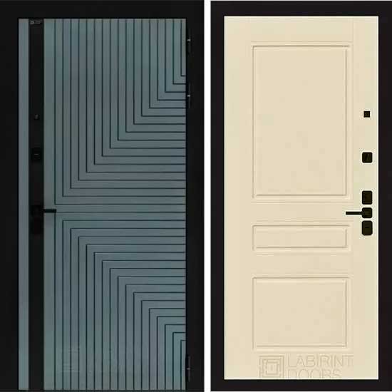 Входная дверь Лабиринт CREDOR 03 Крем софт