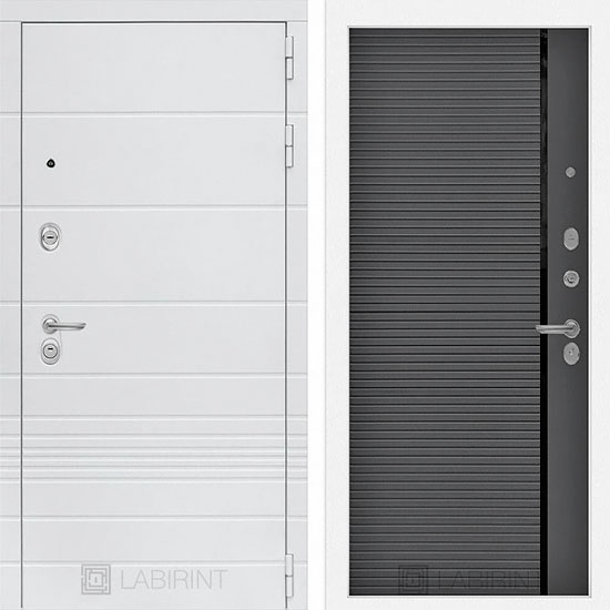 Входная дверь Лабиринт Трендо 22 Графит софт