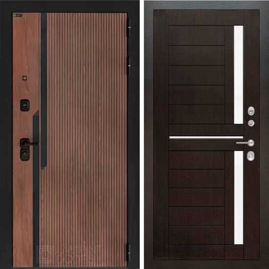 Входная дверь Лабиринт KARMINA 02 Венге
