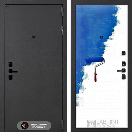 Входная дверь Лабиринт ACUSTICLAB 28 (Под покраску)