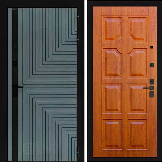 Входная дверь Лабиринт CREDOR 17 Золотой дуб