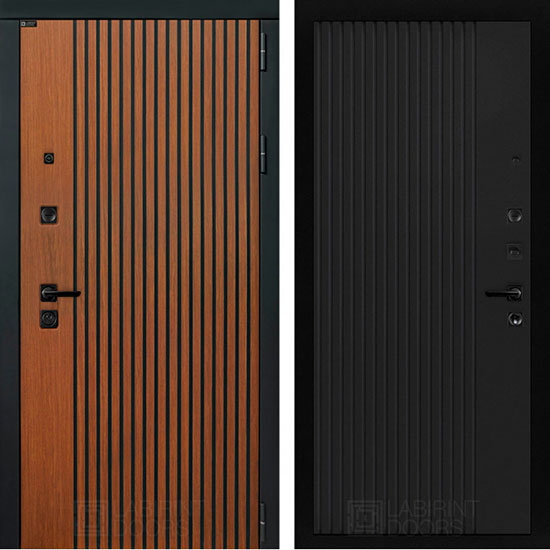 Входная дверь Лабиринт Storm 29 Хомс (Черный кварц)