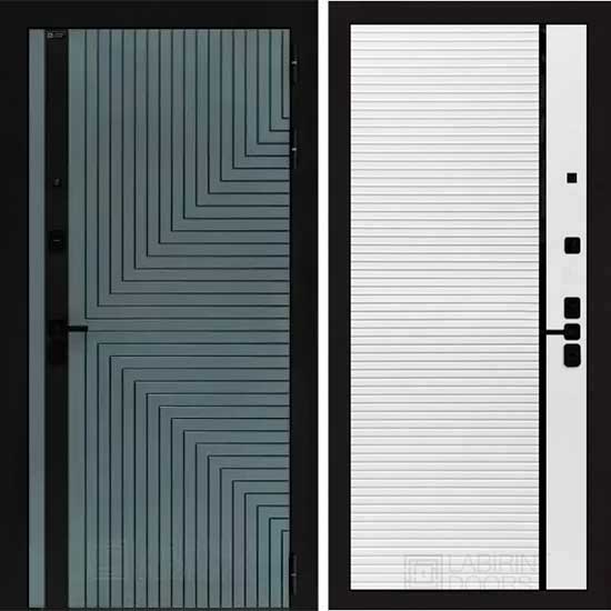 Входная дверь Лабиринт CREDOR 22 Белый софт