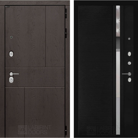 Входная дверь Лабиринт УРБАН 31 (Черный кварц)