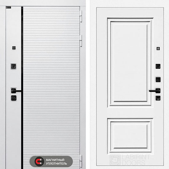 Входная дверь Лабиринт Royal 26 Эмаль RAL-9003