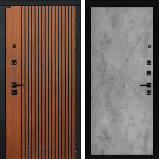 Входная дверь Лабиринт Storm 24 Бетон светлый